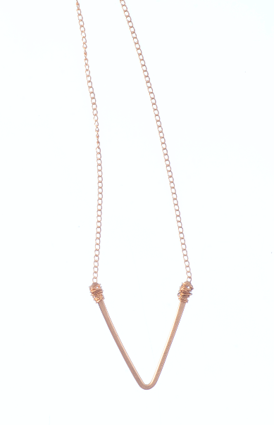 
                
                    Load image into Gallery viewer, Classic &amp;#39;V&amp;#39; Necklace
                
            
