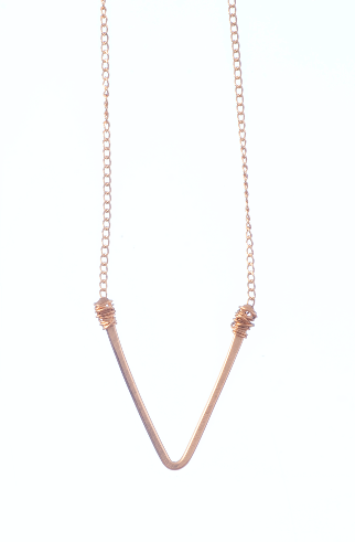 
                
                    Load image into Gallery viewer, Classic &amp;#39;V&amp;#39; Necklace
                
            